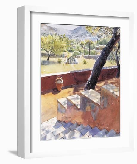 The Front Steps-Lucy Willis-Framed Art Print