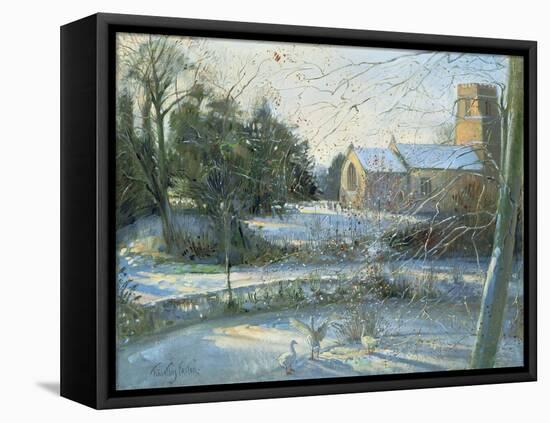 The Frozen Moat, Bedfield-Timothy Easton-Framed Premier Image Canvas