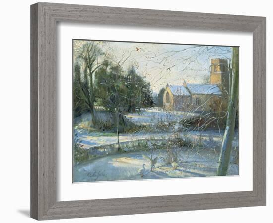 The Frozen Moat, Bedfield-Timothy Easton-Framed Giclee Print