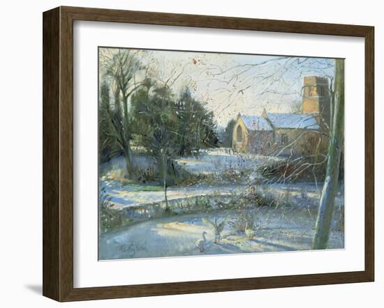 The Frozen Moat, Bedfield-Timothy Easton-Framed Giclee Print