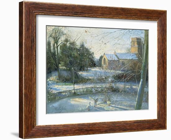 The Frozen Moat, Bedfield-Timothy Easton-Framed Giclee Print