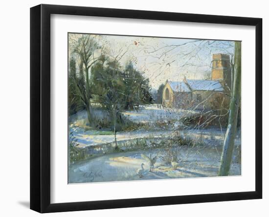 The Frozen Moat, Bedfield-Timothy Easton-Framed Giclee Print