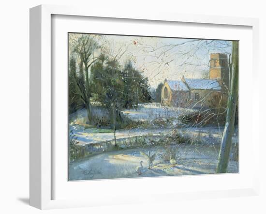 The Frozen Moat, Bedfield-Timothy Easton-Framed Giclee Print