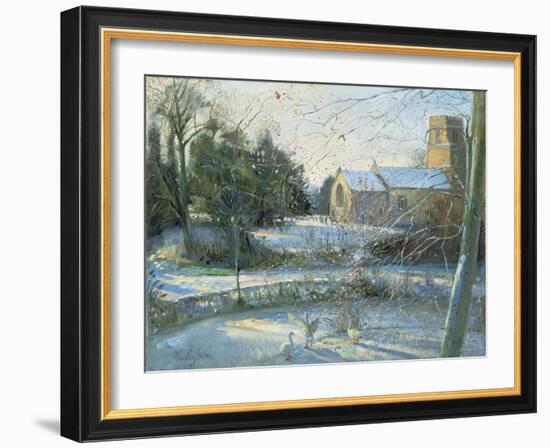 The Frozen Moat, Bedfield-Timothy Easton-Framed Giclee Print