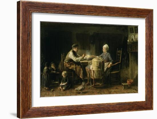 The Frugal Meal-Jozef Israels-Framed Giclee Print