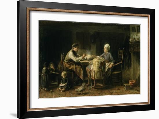 The Frugal Meal-Jozef Israels-Framed Giclee Print