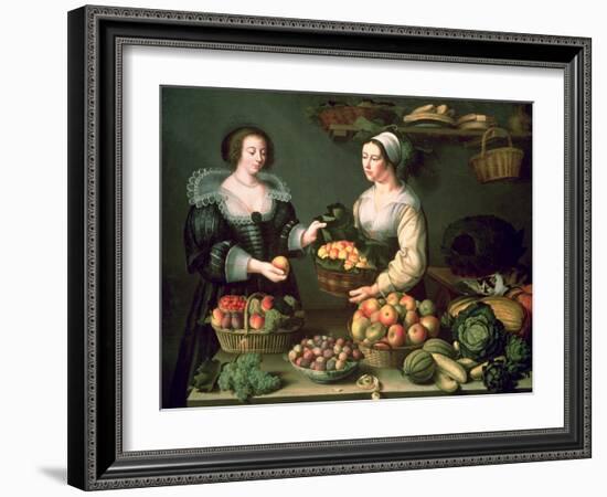 The Fruit and Vegetable Seller-Louise Moillon-Framed Giclee Print