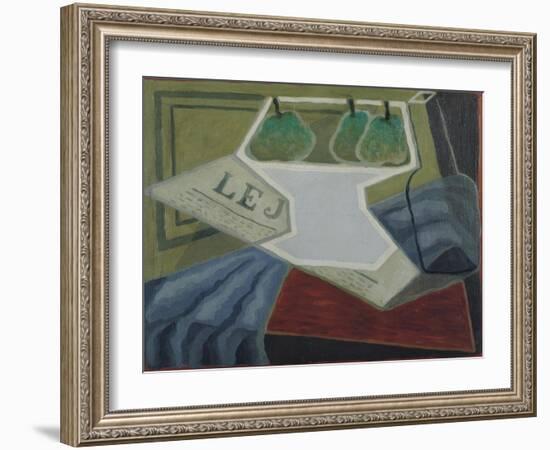 The Fruit Bowl, 1925-27-Juan Gris-Framed Giclee Print