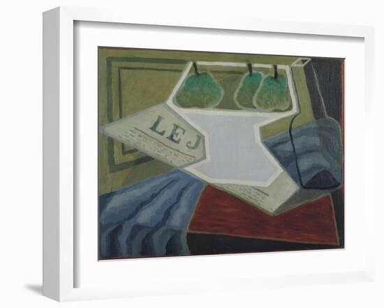 The Fruit Bowl, 1925-27-Juan Gris-Framed Giclee Print