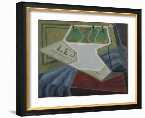 The Fruit Bowl, 1925-27-Juan Gris-Framed Giclee Print