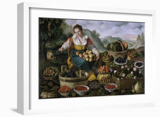 The Fruit Dealer-Vincenzo Campi-Framed Giclee Print