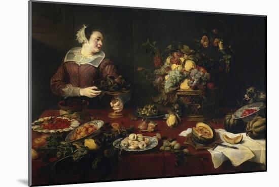 The Fruit Girl, Ca. 1633-Frans Snyders-Mounted Giclee Print