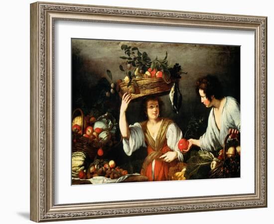 The Fruit Seller-Bernardo Strozzi-Framed Giclee Print