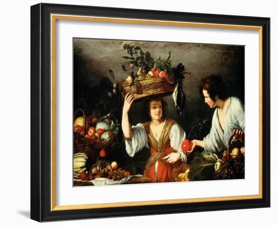 The Fruit Seller-Bernardo Strozzi-Framed Giclee Print