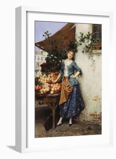 The Fruit Seller-Daniel Hernandez-Framed Giclee Print