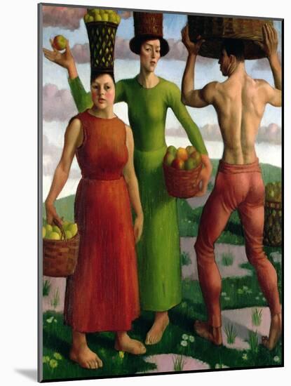 The Fruit Sorters, 1914-Mark Gertler-Mounted Giclee Print