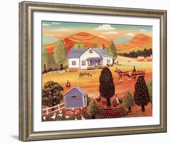 The Fruitful Land-Konstantine Rodko-Framed Art Print