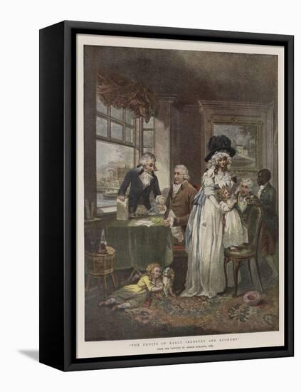 The Fruits of Early Industry and Economy-George Morland-Framed Premier Image Canvas