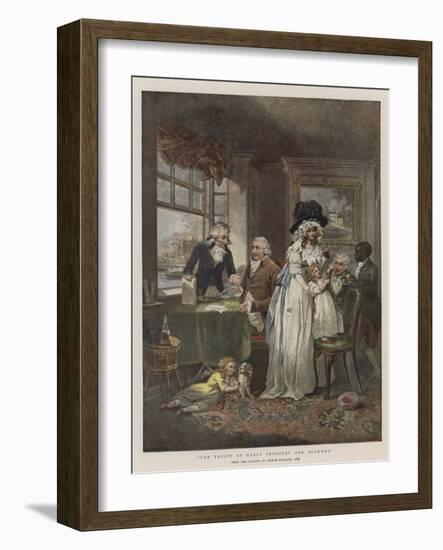 The Fruits of Early Industry and Economy-George Morland-Framed Giclee Print