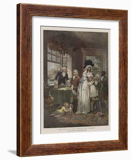 The Fruits of Early Industry and Economy-George Morland-Framed Giclee Print