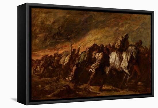 The Fugitives, C.1868-Honore Daumier-Framed Premier Image Canvas