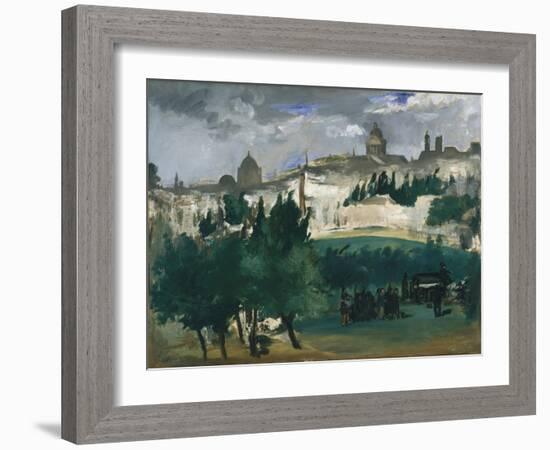 The Funeral, c.1867-Edouard Manet-Framed Giclee Print