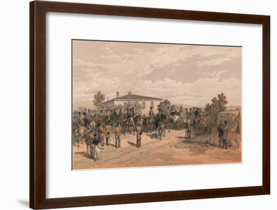 The Funeral Cortege of Lord Raglan Leaving Head Quarters, 1856-Thomas Picken-Framed Giclee Print