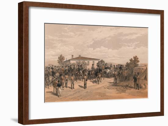 The Funeral Cortege of Lord Raglan Leaving Head Quarters, 1856-Thomas Picken-Framed Giclee Print