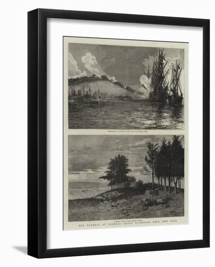 The Funeral of General Grant, Riverside Park, New York-null-Framed Giclee Print