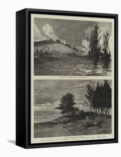 The Funeral of General Grant, Riverside Park, New York-null-Framed Premier Image Canvas