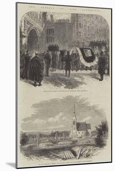 The Funeral of Lord Palmerston-null-Mounted Giclee Print