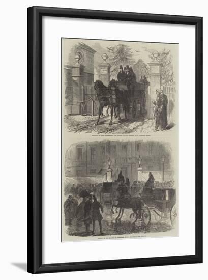 The Funeral of Lord Palmerston-Charles Robinson-Framed Giclee Print