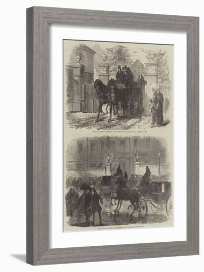 The Funeral of Lord Palmerston-Charles Robinson-Framed Giclee Print