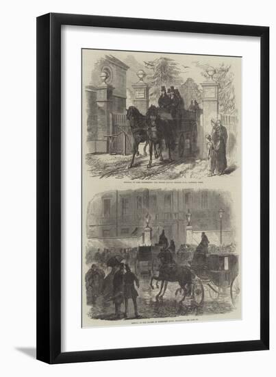 The Funeral of Lord Palmerston-Charles Robinson-Framed Giclee Print