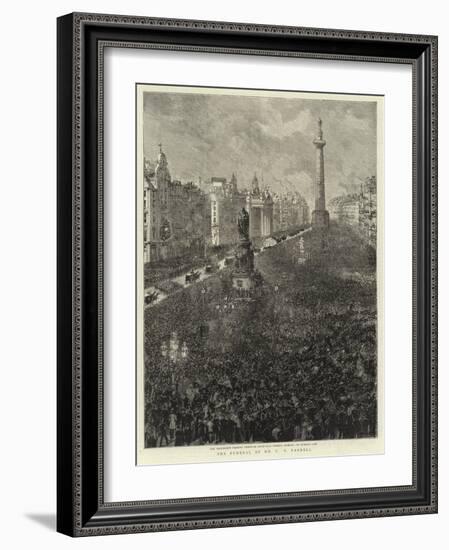 The Funeral of Mr C S Parnell-null-Framed Giclee Print