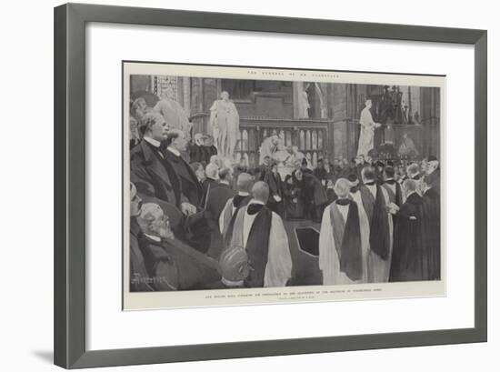 The Funeral of Mr Gladstone-Amedee Forestier-Framed Giclee Print