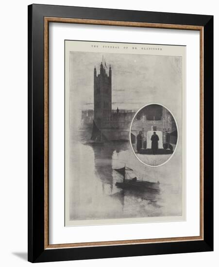 The Funeral of Mr Gladstone-Henry Charles Seppings Wright-Framed Giclee Print