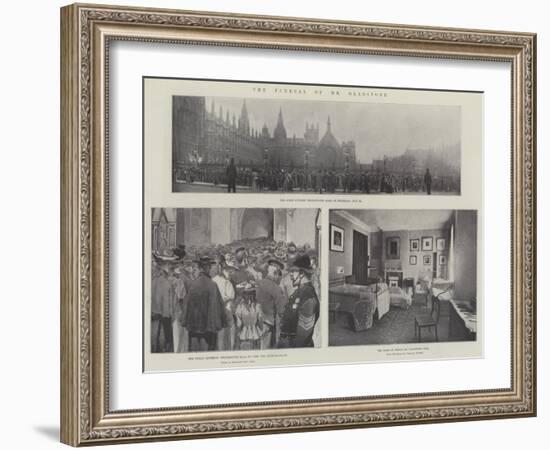 The Funeral of Mr Gladstone-null-Framed Giclee Print