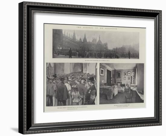 The Funeral of Mr Gladstone-null-Framed Giclee Print