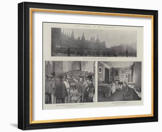 The Funeral of Mr Gladstone-null-Framed Giclee Print