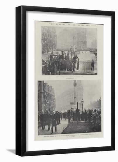 The Funeral of Mr Gladstone-null-Framed Giclee Print