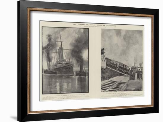 The Funeral of Prince Henry of Battenberg-Fred T. Jane-Framed Giclee Print