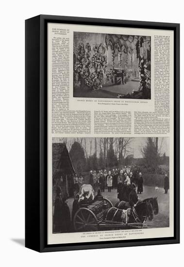 The Funeral of Prince Henry of Battenberg-null-Framed Premier Image Canvas