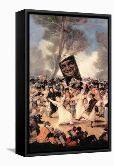 The Funeral of Sardina-Francisco de Goya-Framed Stretched Canvas