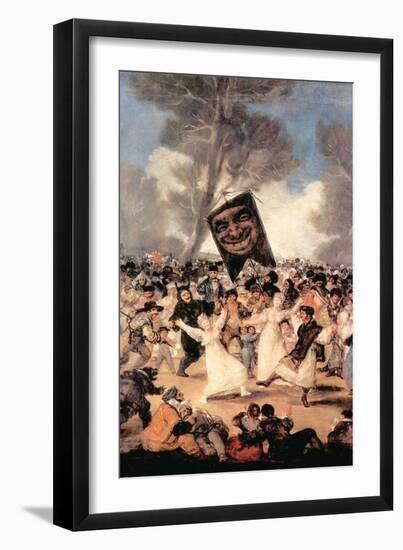 The Funeral of Sardina-Francisco de Goya-Framed Art Print