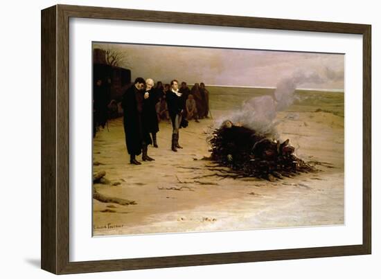 The Funeral of Shelley, 1889-Louis Edouard Paul Fournier-Framed Giclee Print