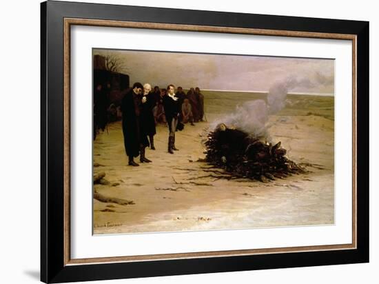 The Funeral of Shelley, 1889-Louis Edouard Paul Fournier-Framed Giclee Print