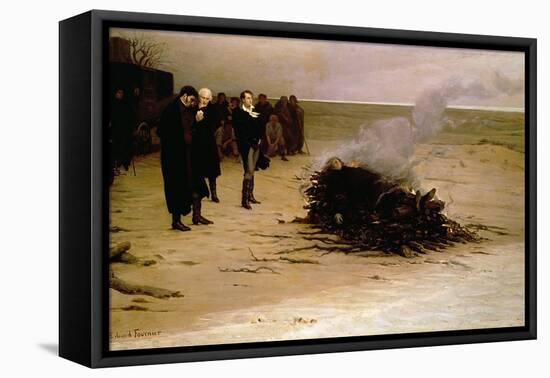 The Funeral of Shelley, 1889-Louis Edouard Paul Fournier-Framed Premier Image Canvas