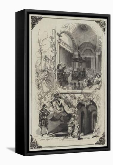 The Funeral of the Duke of Sussex-null-Framed Premier Image Canvas