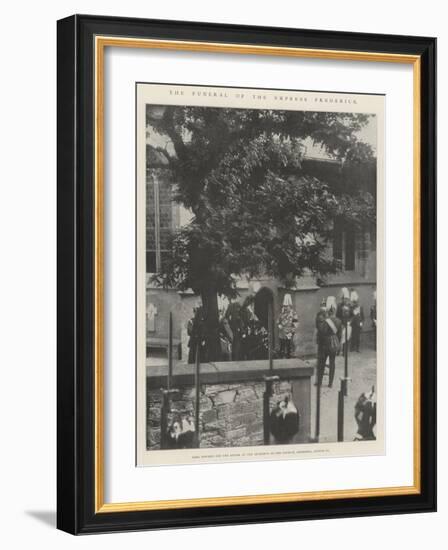 The Funeral of the Empress Frederick-null-Framed Giclee Print